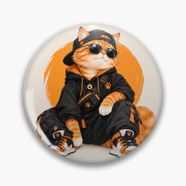 Item preview, Ginger Cat Flexing Urban Streetwear designed and sold by Mindworx21.