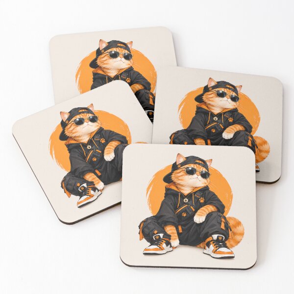 Item preview, Ginger Cat Flexing Urban Streetwear designed and sold by Mindworx21.