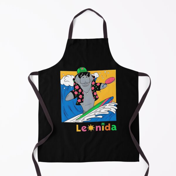 Item preview, Leonida Surfing Manatee Tropical Wave designed and sold by Mind-Drift.