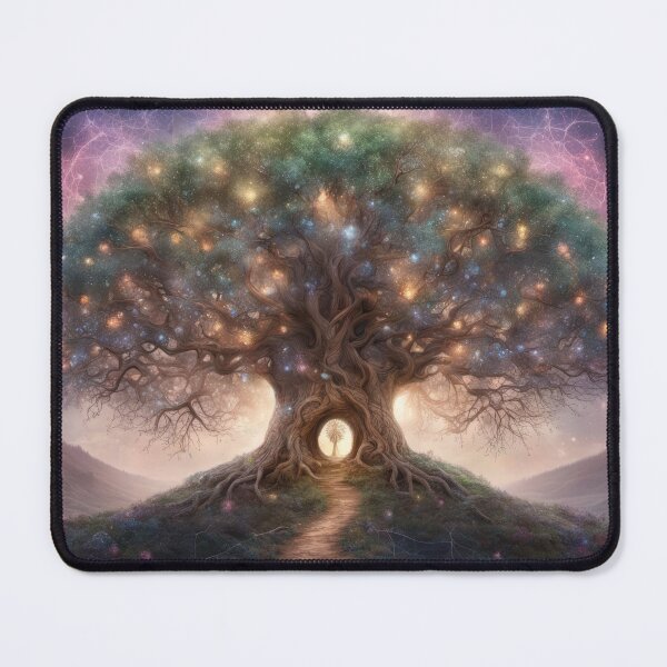Item preview, Cosmic Tree Of Life Glowing Portal designed and sold by pinkal.