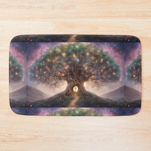 Item preview, Cosmic Tree Of Life Glowing Portal designed and sold by pinkal.