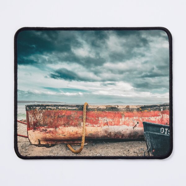 Item preview, Dramatic Clouds with stranded Fishing Boats designed and sold by Faith Based Decor .