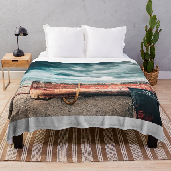 Item preview, Dramatic Clouds with stranded Fishing Boats designed and sold by Faith Based Decor .