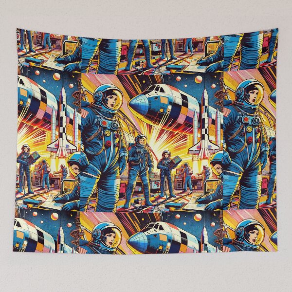 Item preview, Space Race Tribute designed and sold by RobertMartinArt.