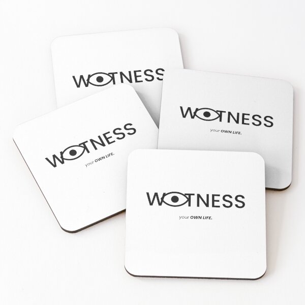 Item preview, Witness Your Own Life Minimalist Eye Typography Design designed and sold by VanSum.