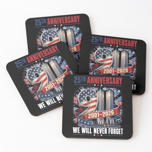 Item preview, Never Forget 25th Anniversary September 11 2001 Memorial Day designed and sold by KodiakMillyy.