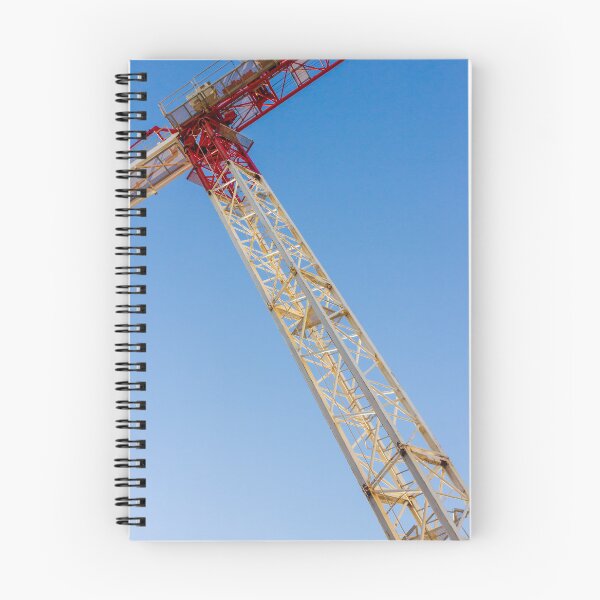 Item preview, Crane Tower Against Clear Blue Sky: Large Construction Crane at Work in Bright Daylight designed and sold by Nmallia.