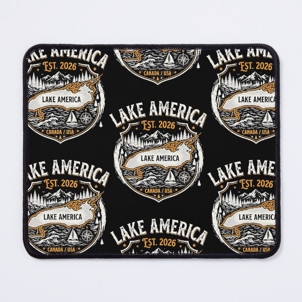 Item preview, Lake America Est. 2026 Great Lakes Vintage Ontario USA Canada designed and sold by RDGNR.