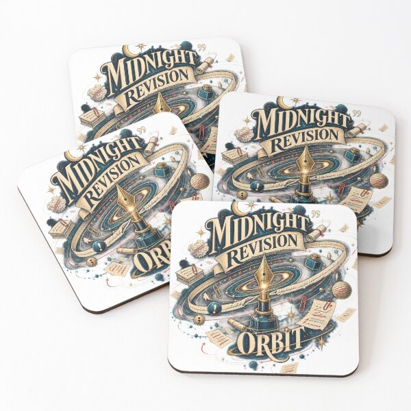 Item preview, Midnight Revision Orbit – Poetcore Writer & Literary Space Design designed and sold by Golden Era Studio.