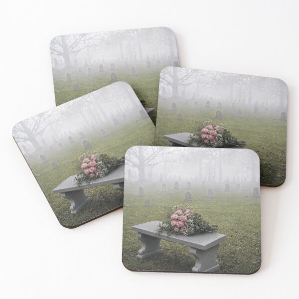 Item preview, Cemetery Memorial Bench with Pink Roses designed and sold by Maria Dryfhout.