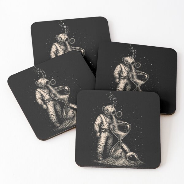 Item preview, Time Runs Deep – Vintage Diver & Hourglass designed and sold by isaiane-isa.