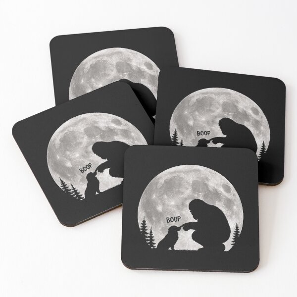 Item preview, Bigfoot Boop Under Moonlit Night designed and sold by Mind-Drift.