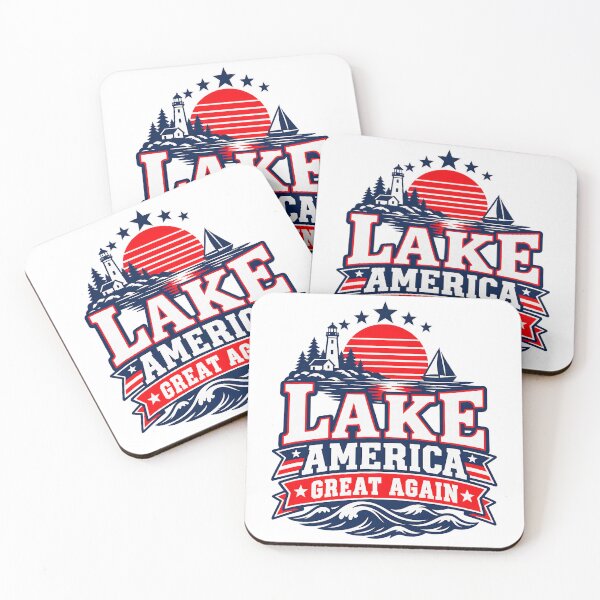 Item preview, Lake America Great Again - Great Lakes Patriotic Lake Design designed and sold by RDGNR.