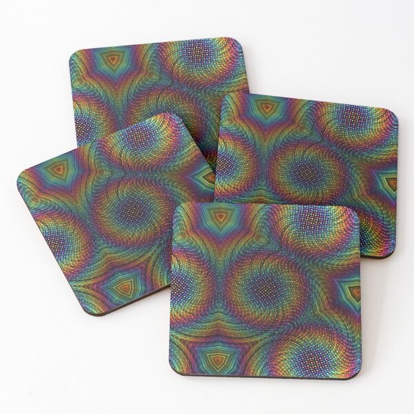 Item preview, Rainbow Kaleidoscope Sacred Geometry Mandala designed and sold by IntelliMindDesigns.