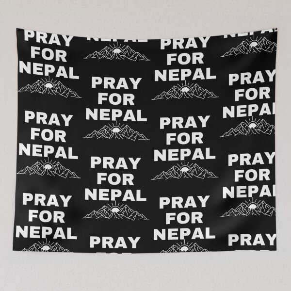 Item preview, Pray For Nepal Mountain Solidarity designed and sold by ostenlee.