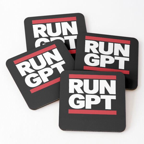 Item preview, Run GPT Funny AI Technology Graphic designed and sold by Glow-Paw-Studio.