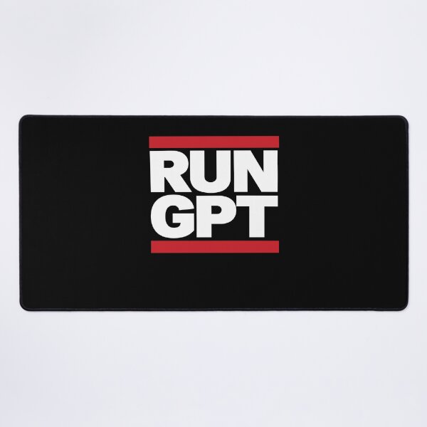 Item preview, Run GPT Funny AI Technology Graphic designed and sold by Glow-Paw-Studio.