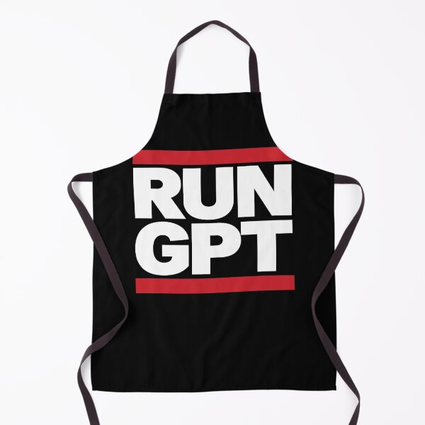 Item preview, Run GPT Funny AI Technology Graphic designed and sold by Glow-Paw-Studio.