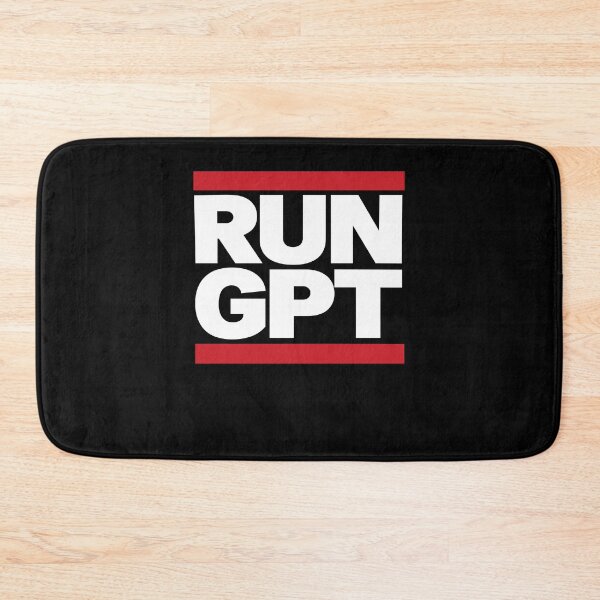 Item preview, Run GPT Funny AI Technology Graphic designed and sold by Glow-Paw-Studio.