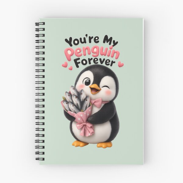Item preview, Cute "You're My Penguin Forever" | Funny Romantic Penguin Love Quote Pun designed and sold by Moons Studio.
