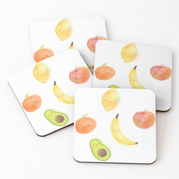Item preview, fruit salad cute fruits drawing designed and sold by hananamilk.