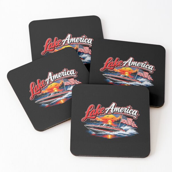 Item preview, Lake America Great Lakes Boating Patriotic Design designed and sold by RDGNR.