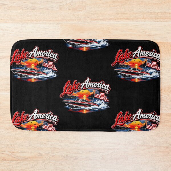 Item preview, Lake America Great Lakes Boating Patriotic Design designed and sold by RDGNR.