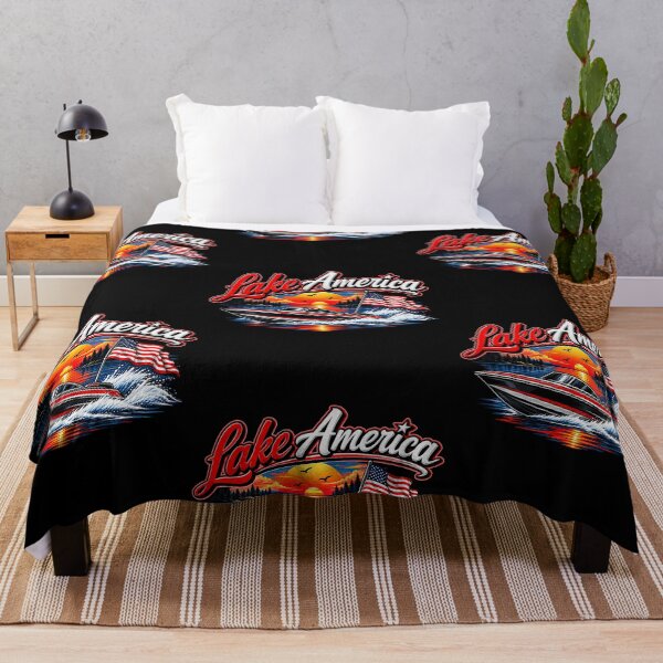 Item preview, Lake America Great Lakes Boating Patriotic Design designed and sold by RDGNR.
