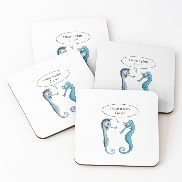 Item preview, Two Seahorses Funny Gift | I Have a Plan I'm In designed and sold by FMproject.