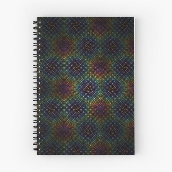 Item preview, Dark Rainbow Mandala Sacred Geometry Pattern designed and sold by IntelliMindDesigns.