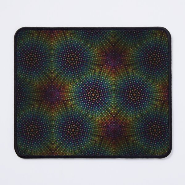 Item preview, Dark Rainbow Mandala Sacred Geometry Pattern designed and sold by IntelliMindDesigns.