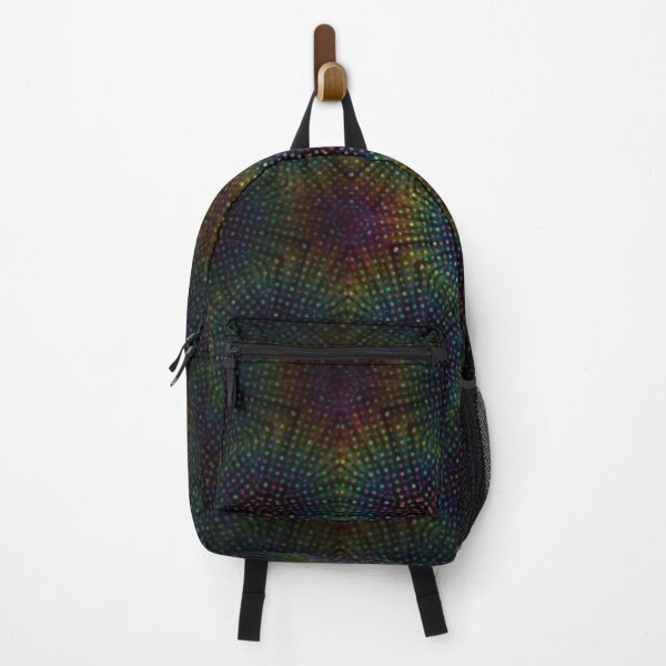 Item preview, Dark Rainbow Mandala Sacred Geometry Pattern designed and sold by IntelliMindDesigns.