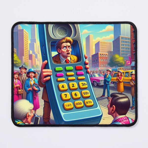 Item preview, Funny 80s Phone designed and sold by RobertMartinArt.