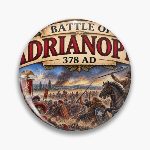 Item preview, Battle of Adrianople 378 AD – Fall of Emperor Valens Vintage History designed and sold by LmonioressXxx.