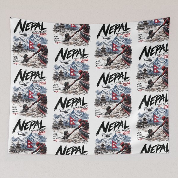 Item preview, Nepal Flood Relief 2026 Hope Unity Recovery designed and sold by ostenlee.