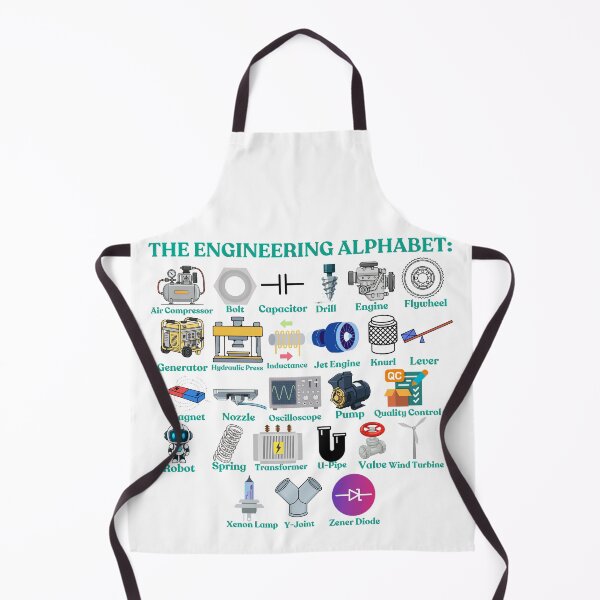 Item preview, The Engineering Alphabet: A to Z Engineer designed and sold by NoetherSym.