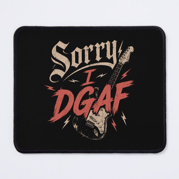 Item preview, Sorry I DGAF Guitar designed and sold by J-Style-Design.