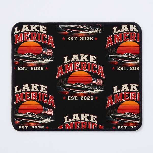 Item preview, Lake America Speedboat Sunset Patriotic Boating Est. 2026 designed and sold by RDGNR.
