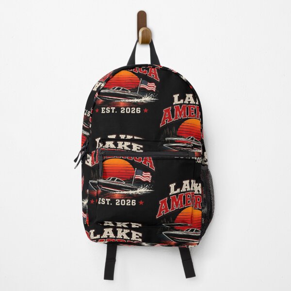Item preview, Lake America Speedboat Sunset Patriotic Boating Est. 2026 designed and sold by RDGNR.