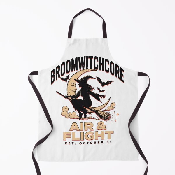 Item preview, Flying Witch T-Shirt | Broomstick Crescent Moon Halloween Graphic Tee v4 designed and sold by DarylWelsh2024.