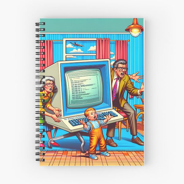 Item preview, Funny 80s Home Computer designed and sold by RobertMartinArt.