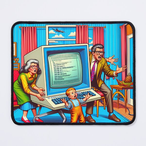 Item preview, Funny 80s Home Computer designed and sold by RobertMartinArt.