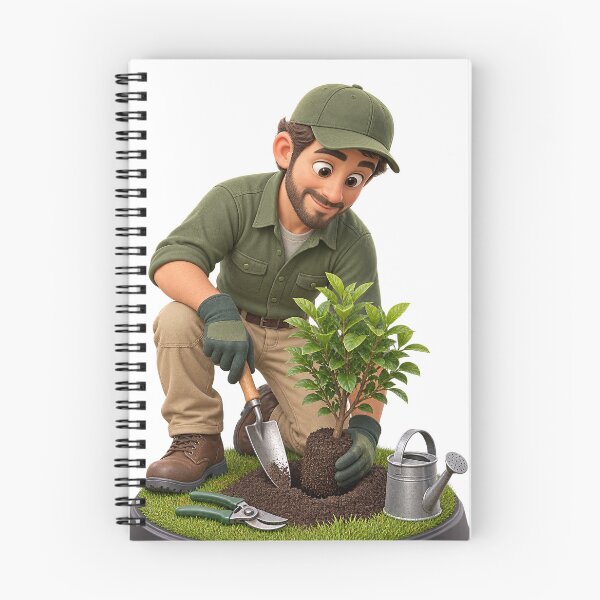Item preview, Professional Landscaper and Gardener 3D Cartoon Character designed and sold by libanmax.
