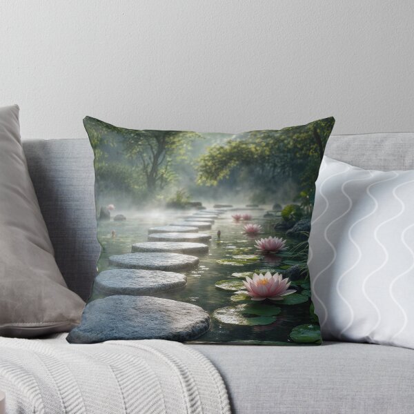 Item preview, Stepping Stones in a Morning Pond designed and sold by Maria Dryfhout.