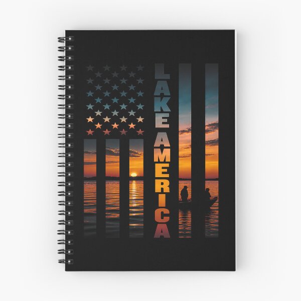 Item preview, Lake America Sunset American Flag designed and sold by RDGNR.