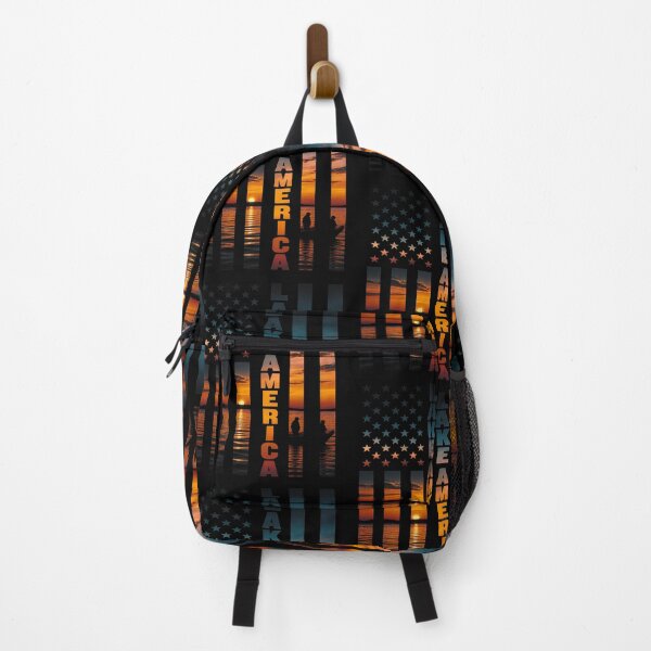Item preview, Lake America Sunset American Flag designed and sold by RDGNR.