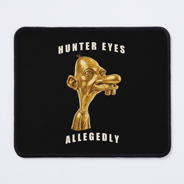 Item preview, Hunter Eyes Allegedly Neegy Meme Gold Statue designed and sold by Mind-Drift.