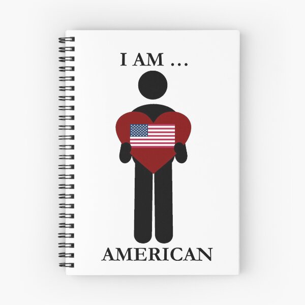 Item preview, I am American designed and sold by Iam3littlewords.