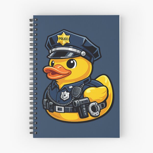 Item preview, Funny Police Rubber Duck Cartoon Policeman Duck designed and sold by BROHLine Studio.