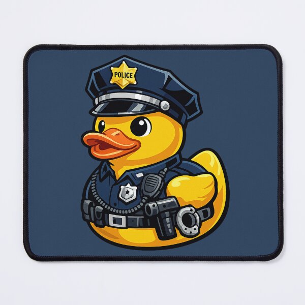 Item preview, Funny Police Rubber Duck Cartoon Policeman Duck designed and sold by BROHLine Studio.